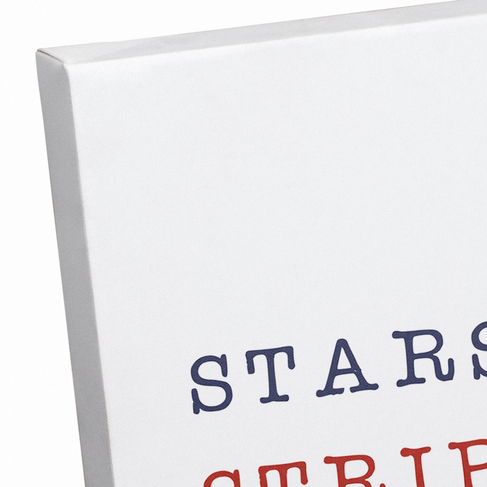 Stars and Stripes Sneakers Canvas Wall Art